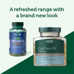 Image 3 for Pure Cod Liver Oil & Garlic 60 Capsules