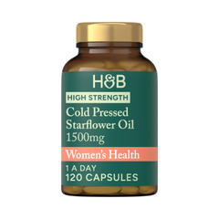 Image 1 for High Strength Cold Pressed Starflower Oil 1500mg 120 Capsules
