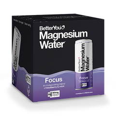 Image 1 for Magnesium Still Water Focus (Blueberry & Mint) 4x 250ml