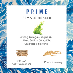 Image 5 for Grass & Co PRIME Sea Greens Algae Omega-3 for Women 30 Vegan Capsules