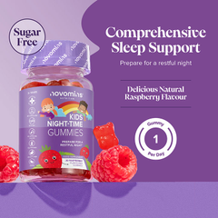 Image 4 for Kids Night-Time Raspberry Flavoured 30 Gummies