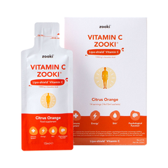 Image 1 for Liposomal Vitamin C 1000mg, Citrus Orange Flavour - 14 x 15ml Liquid Sachet