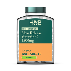 Image 1 for High Strength Slow Release Vitamin C 1500mg 120 Tablets