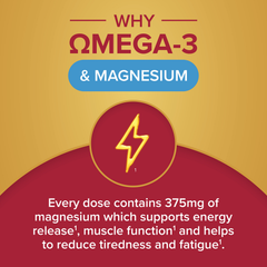 Image 3 for Omega-3 Fish Oil & Vitamin D + Magnesium 30 Day Duo Pack 30 Tablets & 30 Capsules