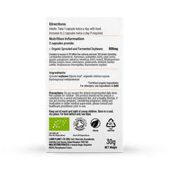 Image 2 for Organic Fermented Symbiotic 60 Capsules