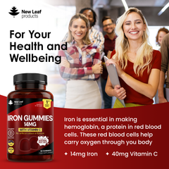 Image 3 for Iron With Vitamin C 60 Gummies