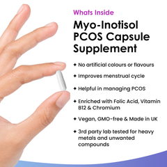 Image 2 for Myo Inositol Capsules 120 Capsules