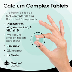 Image 2 for Calcium Complex with Magnesium, Zinc, Vitamin D Tablets 120 capsules