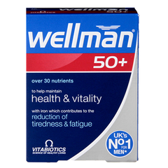 Image 1 for Wellman 50+ 30 Tablets