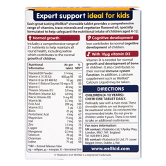 Image 2 for Wellkid Multi-Vitamin Chewables 30 Tablets